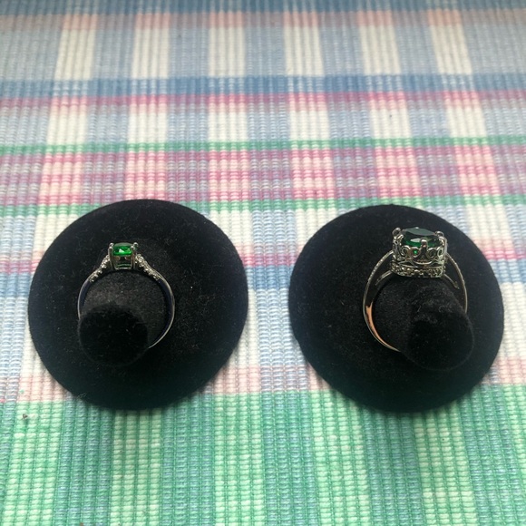 Fashion Green Stone Rings - Picture 5 of 8